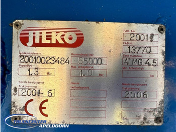 Jilko Bulkoplegger 55000 Liter, SAF Axles - Tanker dorse: fotoğraf 4
