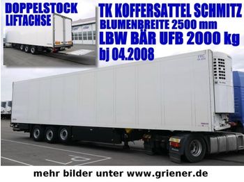 Refrijeratör dorse Schmitz Cargobull SKO 24/DOPPELSTOCK/BLUMENBREITE/LBW BÄR TK SL200: fotoğraf 1
