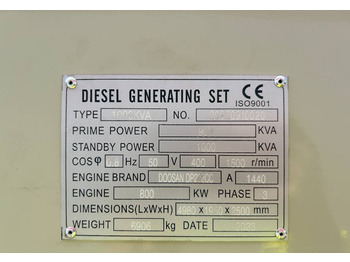 Doosan DP222CC - 1000 kVA Generator - DPX-19859  - Elektrikli jeneratör: fotoğraf 4