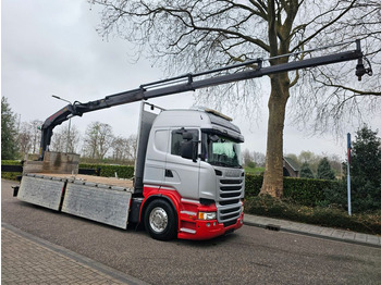 Scania R410 6x2*4 Lift/Lenckachse  - Vinçli kamyon, Sal/ Açık kasa kamyon: fotoğraf 3