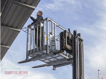 Yeni Ataşman - Forklift Fliegl Arbeitsbühne NIEDRIG für Stapler/Palettengabel: fotoğraf 1