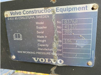 Volvo L 60 L 120 Palettengabel / FORKS (99001747) - Çatalları - İş makinaları: fotoğraf 3