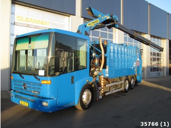 Çöp kamyonu Mercedes-Benz ECONIC 2628 Palfinger 21 ton/meter laadkraan: fotoğraf 1