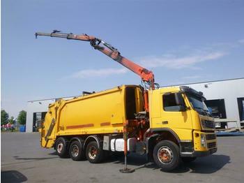 Çöp kamyonu Volvo FM12.420 8X4 NORBA RL300 JONSERED CRANE/KRAN EUR: fotoğraf 1