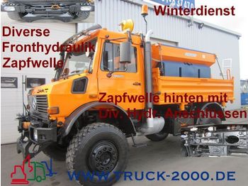 UNIMOG U 2150 Winterdienst Div Zapfwellen + Hydraulik - Yol süpürme aracı