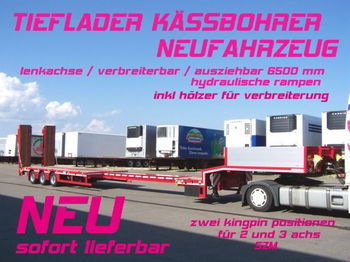 Kässbohrer LB3E / verbreiterbar /lenkachse / 6,5 m AZB NEU - Açık/ Sal dorse