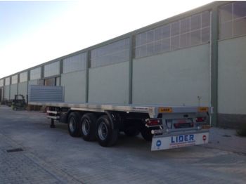 LIDER 2017 YEAR NEW MODELS containeer flatbes semi TRAILER FOR SALE (M - Açık/ Sal dorse
