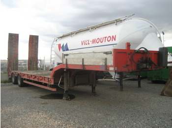 ASCA Machine carrier semi trailer - Alçak çerçeveli platform dorse