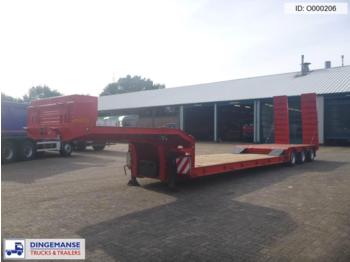 Galtrailer 3-axle lowbed trailer 50000 kg / steering axle - Alçak çerçeveli platform dorse
