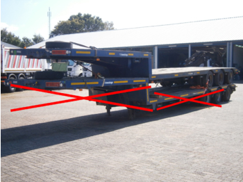 Traylona 3-axle lowbed trailer 35000 KG - Alçak çerçeveli platform dorse