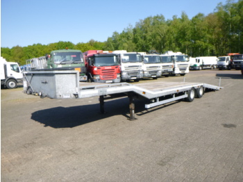 Veldhuizen Semi-lowbed trailer (light commercial) 10 m + winch + ramp - Alçak çerçeveli platform dorse