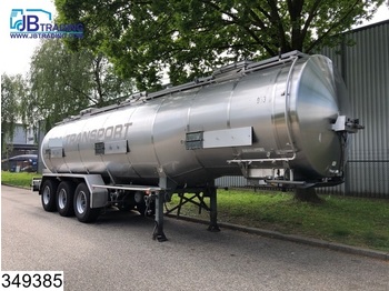 Tanker dorse Burg Chemie 31000 Liter, Holvrieka, Isolated tank, 3 Compartments, Steel suspension: fotoğraf 1