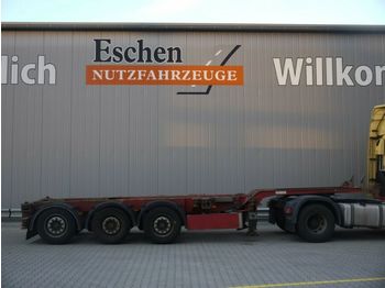 Konteynır taşıyıcı/ Yedek karoser dorse Carnehl CCS / MHS Containerchassis, Mitte+Heckausschub: fotoğraf 1