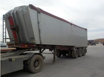  2007 Weightlifter Tri Axle Insulated Bulk Tipping Trailer c/w WLI, Easy Sheet (Plating Certificate Available, Tested 05/20) - Damperli dorse