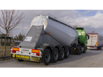 Yeni Tanker dorse nakliyatı için çimento EMIRSAN 4 Axle Cement Tanker Trailer: fotoğraf 1