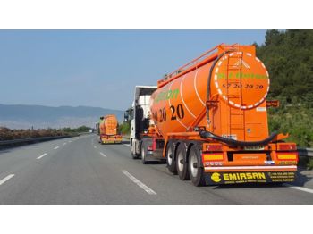 Yeni Tanker dorse nakliyatı için çimento EMIRSAN Customized Cement Tanker Direct from Factory: fotoğraf 1
