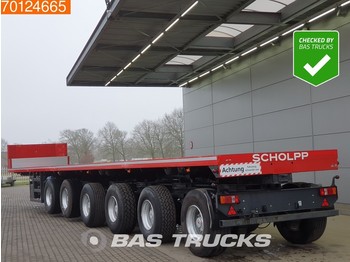 Alçak çerçeveli platform dorse ES-GE 6-Axle Ballast trailer 85.000 GVW 5x Lenkachse 2x Liftachse Hardholz-Boden: fotoğraf 1