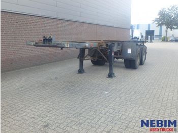 Konteynır taşıyıcı/ Yedek karoser dorse Flandria COP/2 Steel/spring susp. 20 ft container chassis: fotoğraf 1