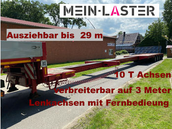 Alçak çerçeveli platform dorse Goldhofer STZ -L5-55/80 Ausziehbar auf 29m 74.000 kg: fotoğraf 1
