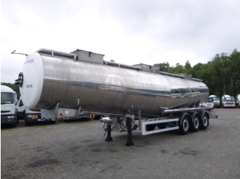 Tanker dorse nakliyatı için kimyasal maddeleri Magyar Chemical tank inox 31.5 m3 / 3 comp: fotoğraf 1