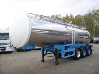 Tanker dorse nakliyatı için gıda maddeleri Melton Food tank inox 26 m3 / 1 comp: fotoğraf 1