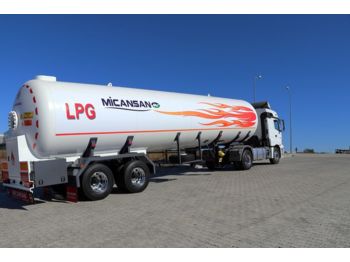 Yeni Tanker dorse nakliyatı için gazın Micansan NEW TECHNOLOGY 57 M3 LPG TRANSPORT TANK SEMITRAILER: fotoğraf 1