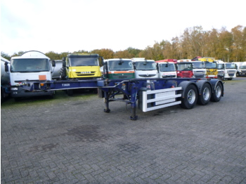 Konteynır taşıyıcı/ Yedek karoser dorse SDC 3-axle container trailer 20-30 ft + pump: fotoğraf 1