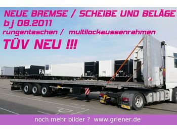Açık/ Sal dorse Schmitz Cargobull SCS 24/ SATTEL PLATEAU MULTILOCK neue BREMSE: fotoğraf 1