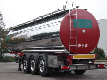 Berger Food - milk tank, 32.000 l., 4 comp., Light weight: 5.660 kg. - Tanker dorse