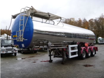 Clayton Bitumen tank inox 33 m3 / 1 comp + compressor - Tanker dorse