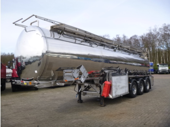 Clayton Chemical/Oil tank inox 30 m3 / 8 comp + pump/counter - Tanker dorse