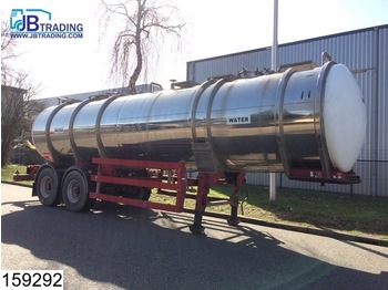 Clayton Chemie RVS, 28000 Liter water, 2 Compartments , Steel suspension - Tanker dorse