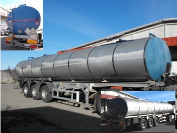 *MENCI-SAFA* BITUM/BITUMEN/MASUT TRANSPORT ISOLIATION      250*C      34.350 LTR ALL HOT OIL PRODUCTS TILL 250*C ABS+ADR+ROR+ALLUMINIUM WHEELS+LIFT AXLE(!!!) 2 x ROOMS/COMPARTMENTS - Tanker dorse