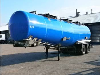 Maisonneuve Chemical tank Inox 31m3 / 3 comp. - Tanker dorse