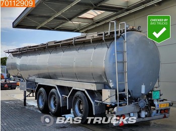 Vocol 38.000 Ltr. Stainless steel + Pump Gülle Mest RVS INOX - Tanker dorse