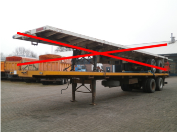 Açık/ Sal dorse Traylona 2-axle platform trailer 50000 kg / extendable 22 m: fotoğraf 1