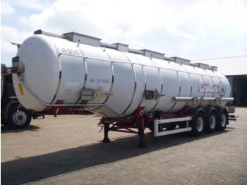 Tanker dorse nakliyatı için kimyasal maddeleri Van Hool Chemical tank inox 36.5 m3 / 4 comp.: fotoğraf 1