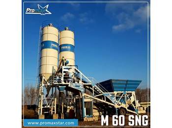 PROMAXSTAR Mobile Concrete Batching Plant PROMAX M60-SNG(60m³/h) - Beton santrali
