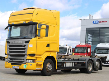 Scania R410, BDF, 6x2, EURO 6, SECONDARY AIR CONDITION  - Konteynır taşıyıcı/ Yedek karoser kamyon: fotoğraf 1