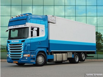 Refrijeratör kamyon Scania R480 6X2 EURO 5 RETARDER ISOLATED BOX / SIDE DOORS: fotoğraf 1