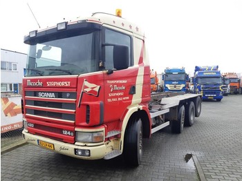Konteynır taşıyıcı/ Yedek karoser kamyon Scania R 124 GB 8X2/4 NA 420: fotoğraf 1