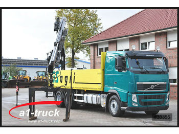 Sal/ Açık kasa kamyon Volvo FH 420, Baustoff,  Autokran 6x4, Fassi F215 AS 2: fotoğraf 1