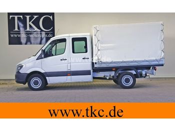 Yeni Tenteli kamyonet, Çift kabin kamyonet Mercedes-Benz Sprinter 314 CDI Doka Pritsche Klima EU6 #70T006: fotoğraf 1