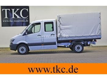 Yeni Tenteli kamyonet, Çift kabin kamyonet Mercedes-Benz Sprinter 314 CDI Doka Pritsche Klima EU6 #70T007: fotoğraf 1