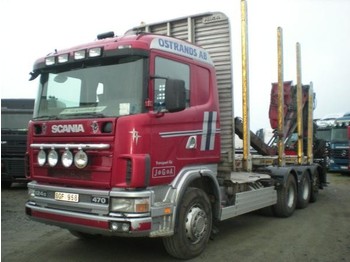 Scania 124 8X4 - Orman römorku