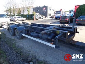 Konteynır taşıyıcı/ Yedek karoser römork ALCAR Aanhangwagen twistlocks trailer: fotoğraf 3