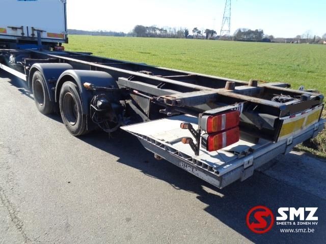 Konteynır taşıyıcı/ Yedek karoser römork ALCAR Aanhangwagen twistlocks trailer: fotoğraf 6