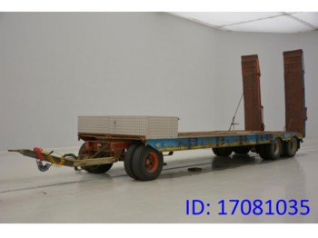 GHEYSEN&VERPOORT LOWBED Drawbar trailer - Alçak çerçeveli platform römork