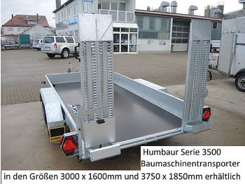 Yeni Römork Humbaur - HS253718 Baumaschinentransporter mit Auffahrbohlen: fotoğraf 1