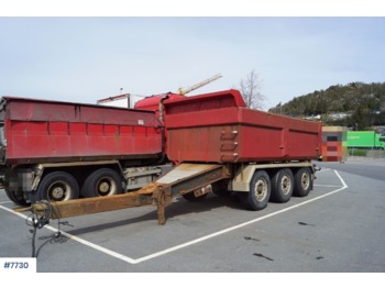 Damperli römork Istrail 3 Axle Tipping trailer with aluminum rims and spreading limb.: fotoğraf 1